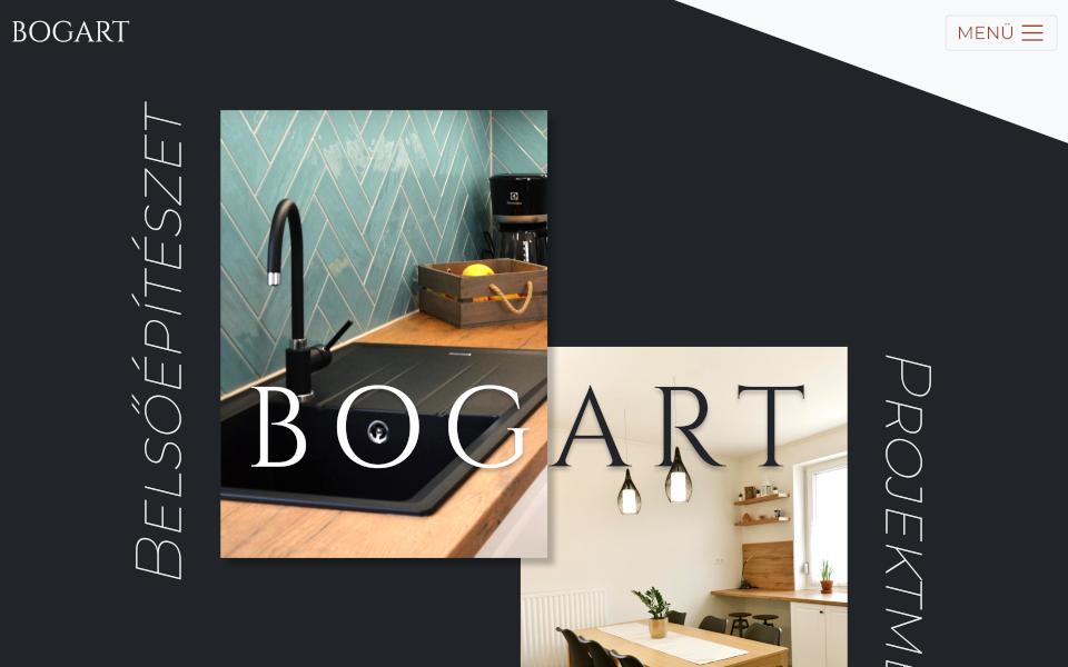 Bogart Stúdió desktop nézet