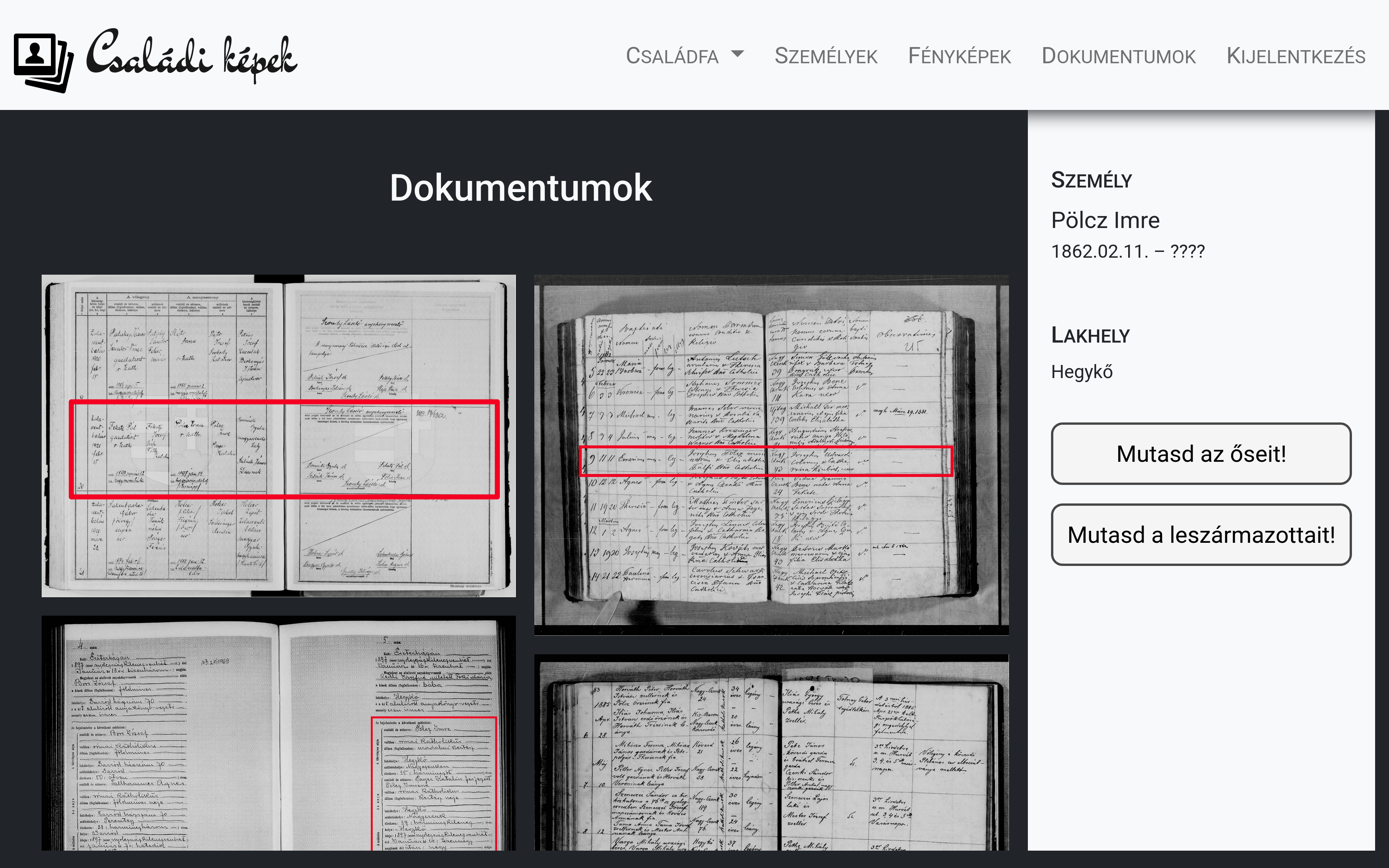 Személyek