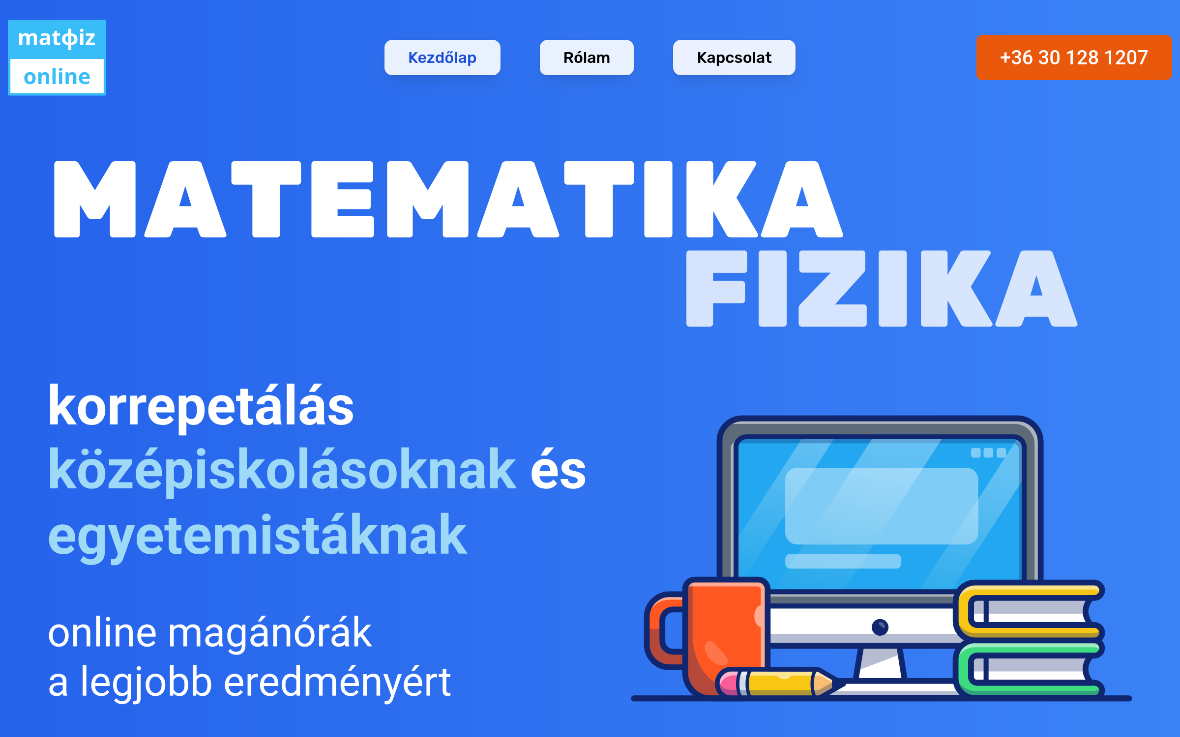 matfiz-online desktop nézet